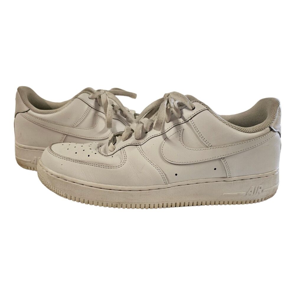 Nike Air Force 1 ‘07 Men's Shoes Triple White Size 11.5 Low Top‎ CW2288-111